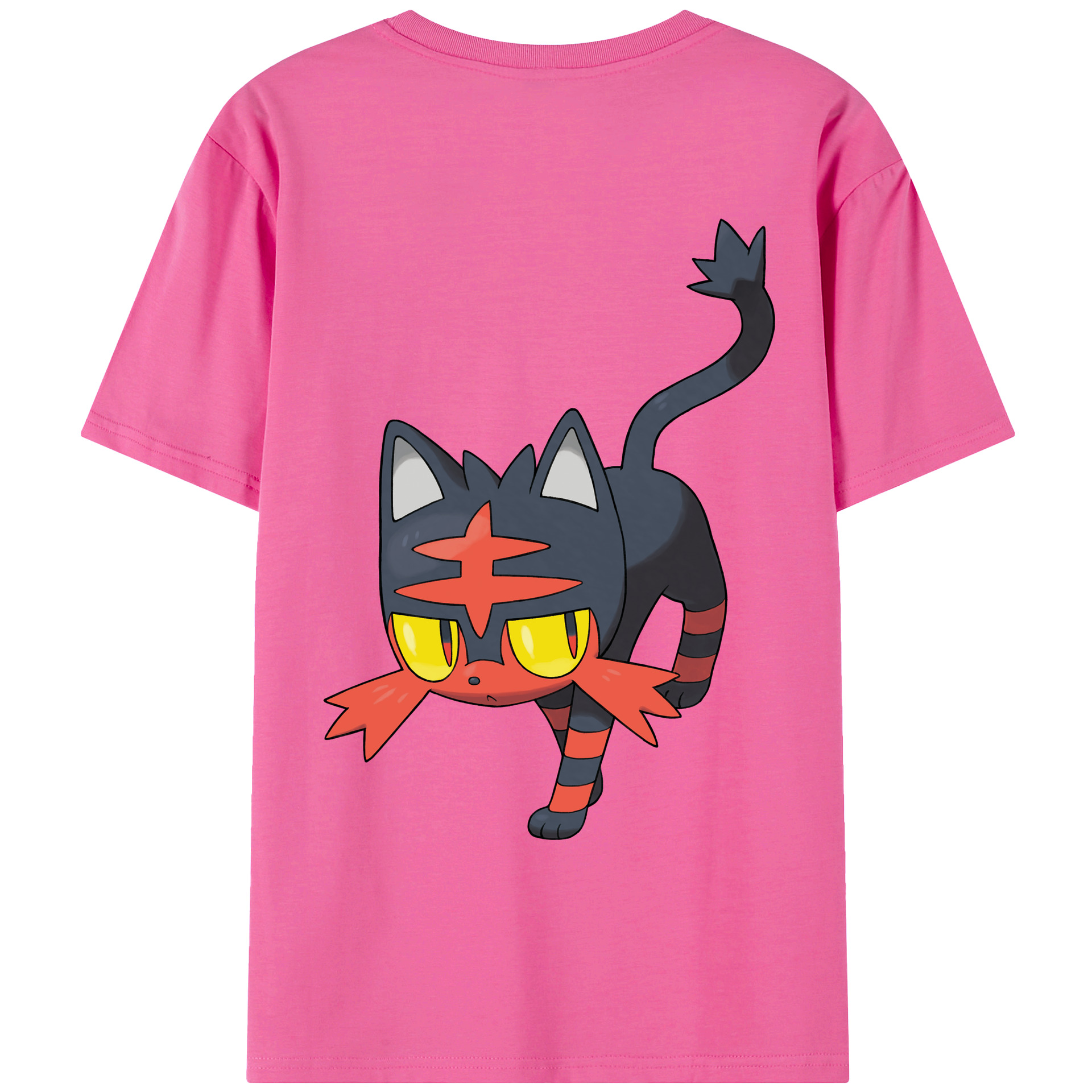 （画像用） ポケットモンスター Pokémon レディース半袖Tシャツ(バックプリント)